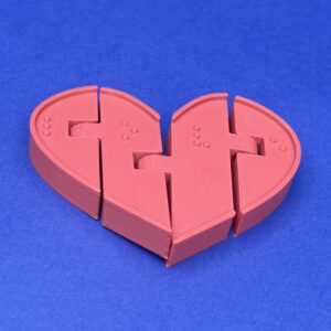 Flexi Braille Heart